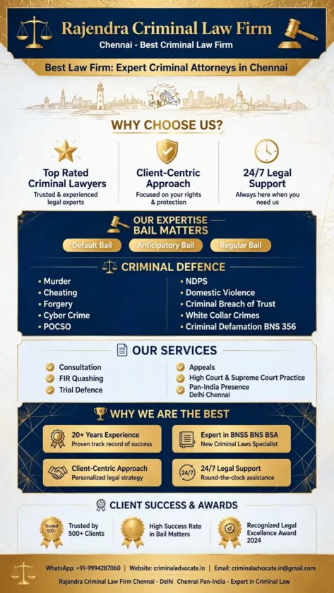 Best Law Firm: Expert Criminal attorneys in Chennai