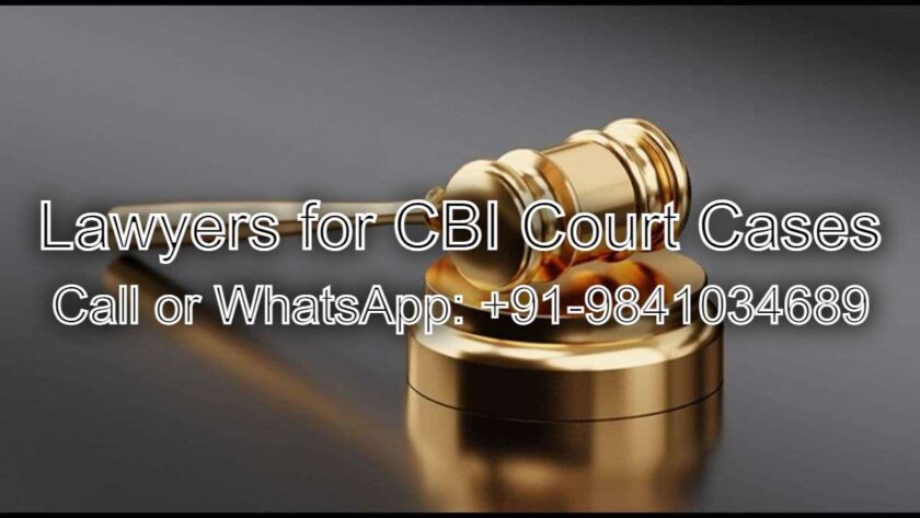 Criminal Lawyers for CBI Court Cases in Chennai