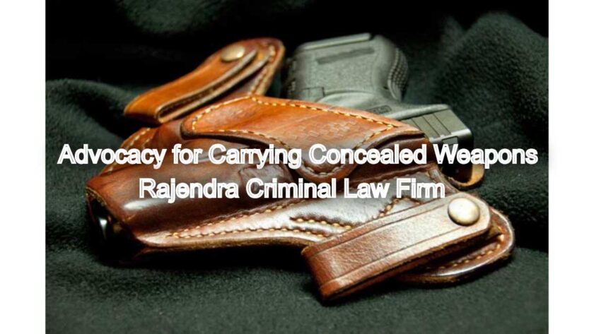 Concealed Carry Defense: Advocacy for Carrying Concealed Weapons Charges
