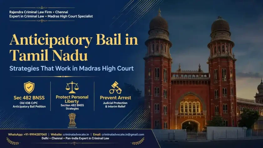Anticipatory Bail in Tamil Nadu: Strategic Overview and Protection