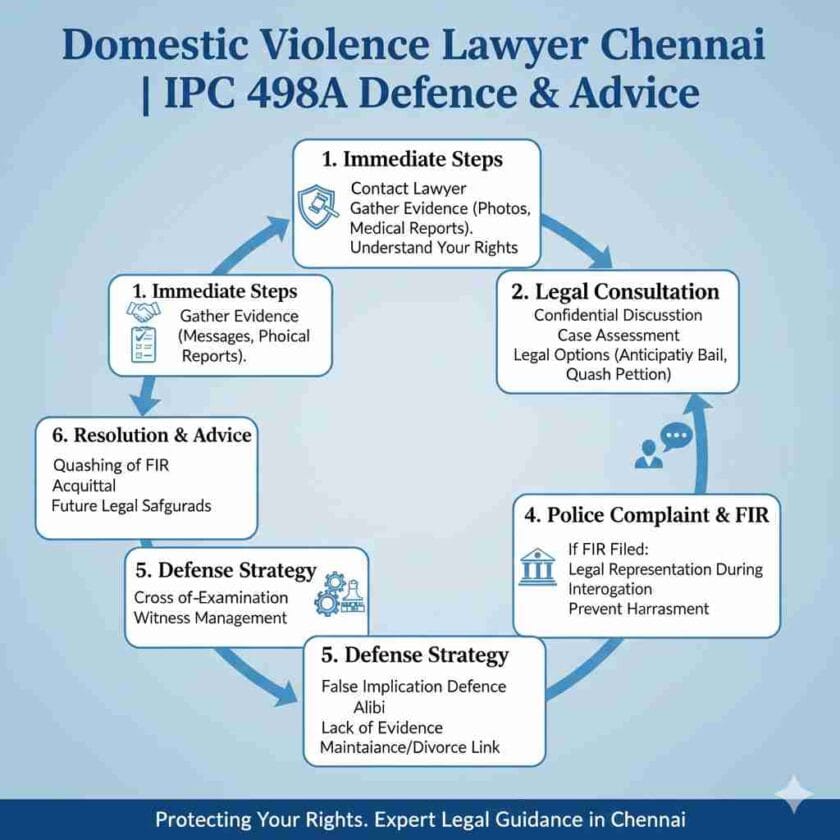 Domestic Violence Lawyer Chennai | IPC 498A Defence & Advice