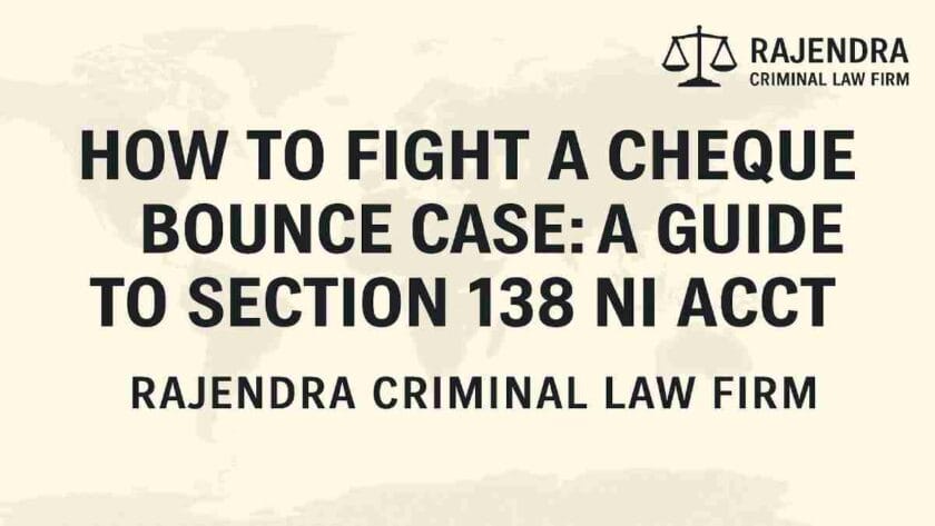 How to Fight a Cheque Bounce Case: A Guide to Section 138 NI Act