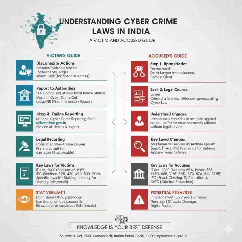 Understanding Cyber Crime Laws in India: A Victim and Accused Guide
