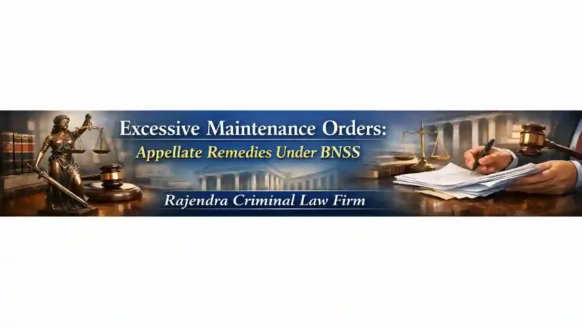 Excessive Maintenance Orders: Appellate Remedies Under BNSS