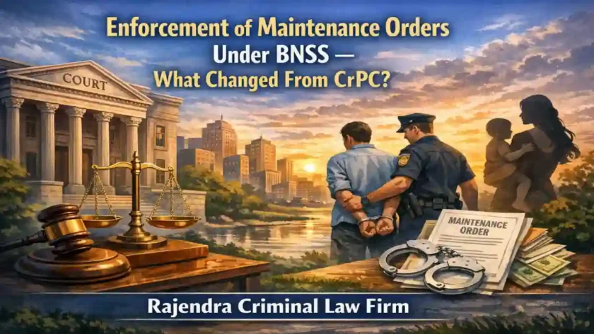 Enforcement of Maintenance Orders Under BNSS – What Changed From CrPC?