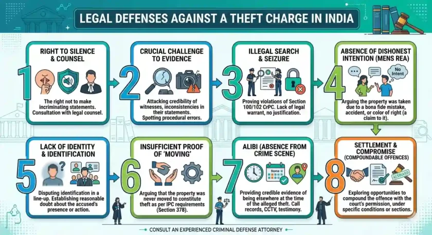 Legal Defences Against a Theft Charge in India