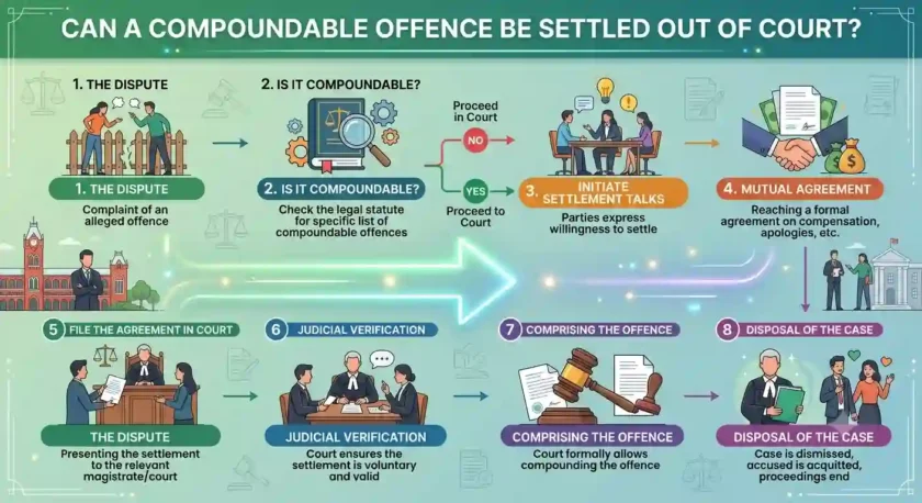 Can a Compoundable Offence be Settled Out of Court