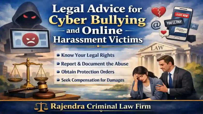 Legal Advice for Cyber Bullying and Online Harassment Victims