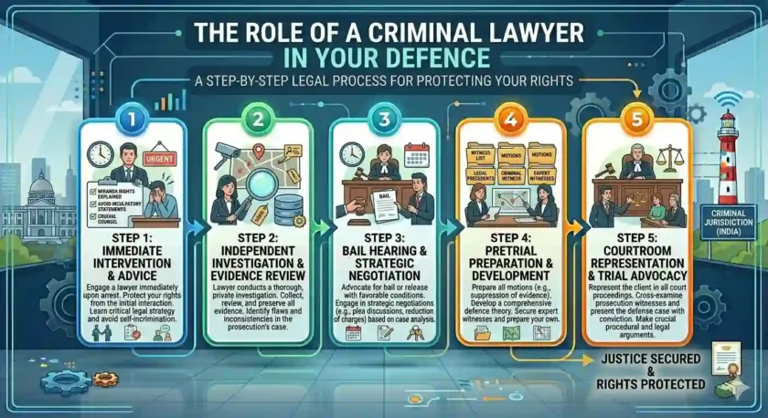 The Role of a Criminal Lawyer in Your Defence