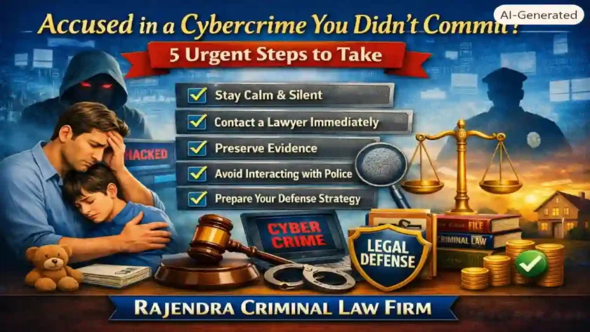 Accused in a Cybercrime You Didn’t Commit? 5 Urgent Steps to Take
