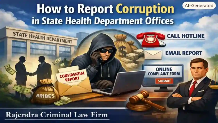 How to Report Corruption in State Health Department Offices