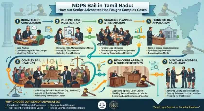 NDPS Bail in Tamil Nadu: How our Senior Advocates Has Fought Complex Cases