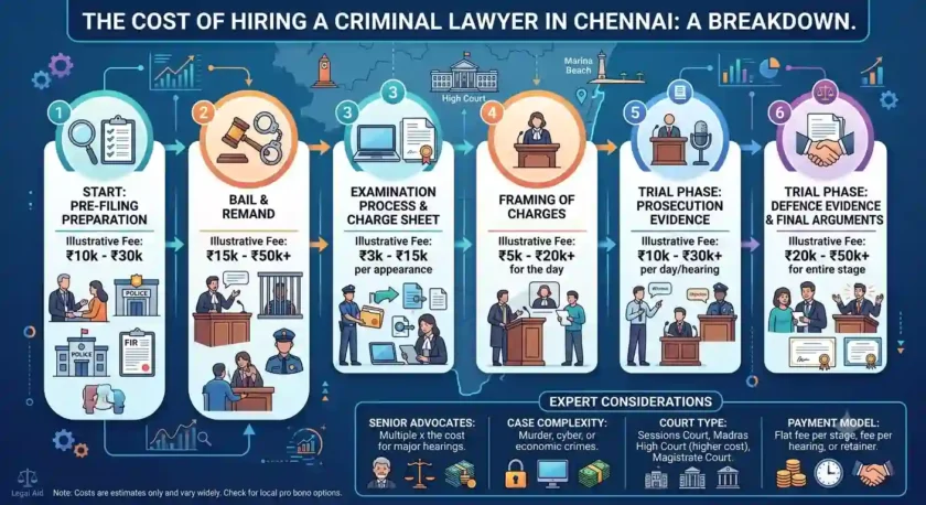 The Cost of Hiring a Criminal Lawyer in Chennai: A Breakdown