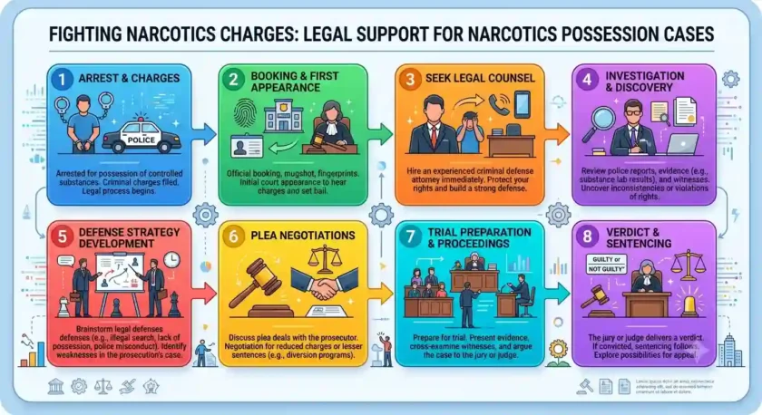 Fighting Narcotics Charges: Legal Support for Narcotics Possession Cases