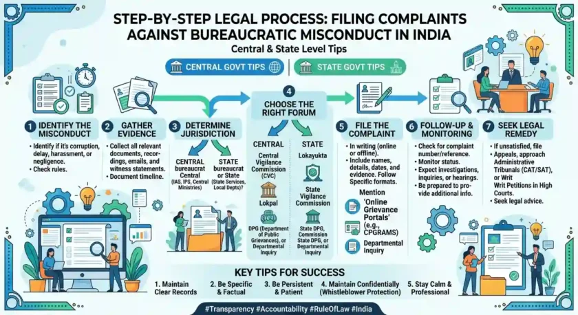 Filing Complaints Against Bureaucratic Misconduct in India: Central & State Tips