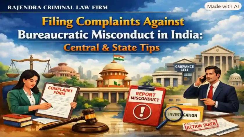 Filing Complaints Against Bureaucratic Misconduct in India: Central & State Tips