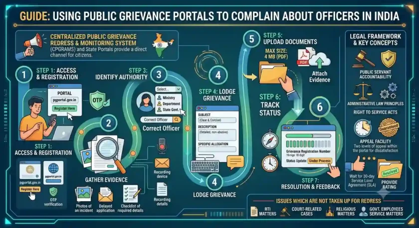 How to Use Public Grievance Portals to Complain About Officers