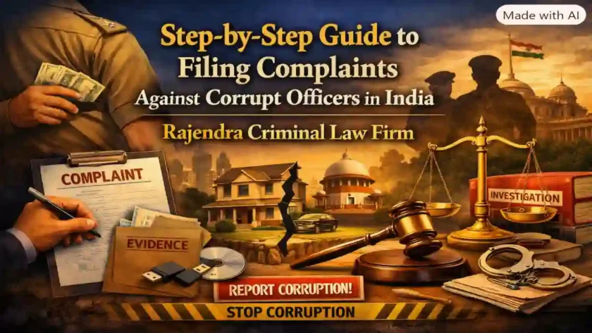 Step-by-Step Guide to Filing Complaints Against Corrupt Officers in India