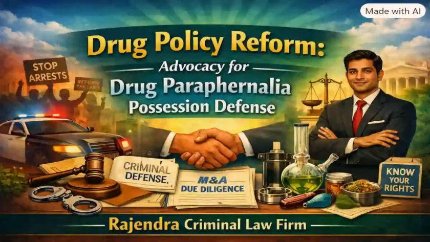 Drug Policy Reform: Advocacy for Drug Paraphernalia Possession Defense