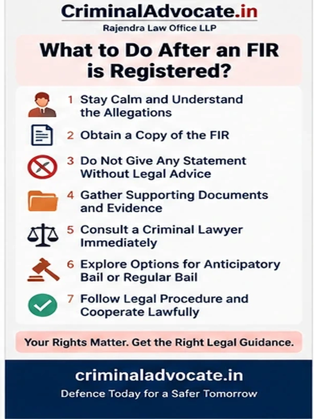 FIR Registered Against You: What Should You Do Before Seeking Legal Relief?