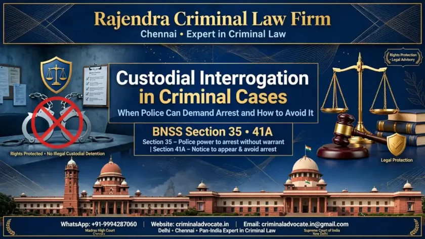 Custodial Interrogation in Criminal Cases: When Police Can Demand Arrest and How to Avoid It
