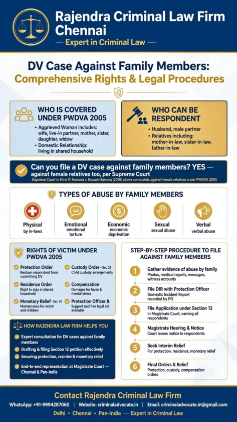 DV Case Against Family Members: Comprehensive Rights & Legal Procedures