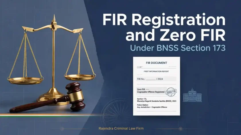 FIR Registration and Zero FIR under BNSS Section 173